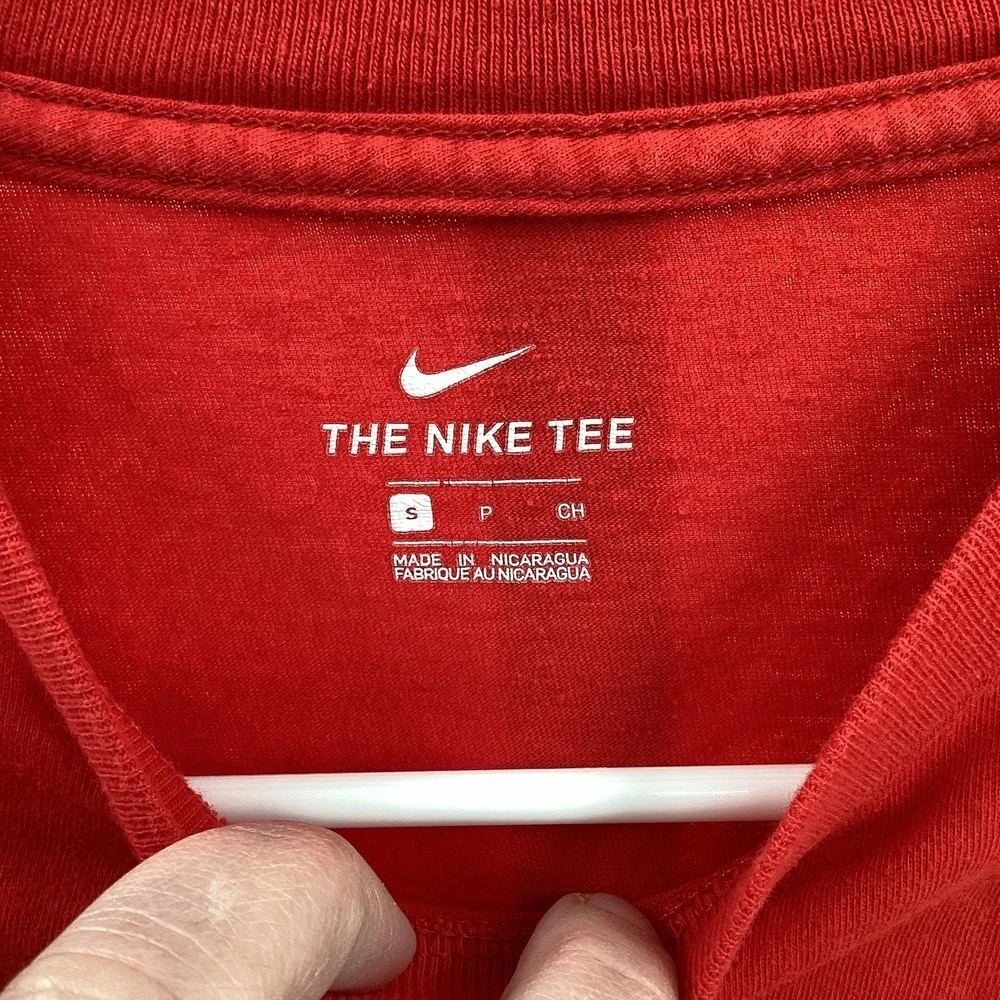 Boys Nike The Ohio State Buckeyes Football Short Sleeve Tshirt - Scarlet‎